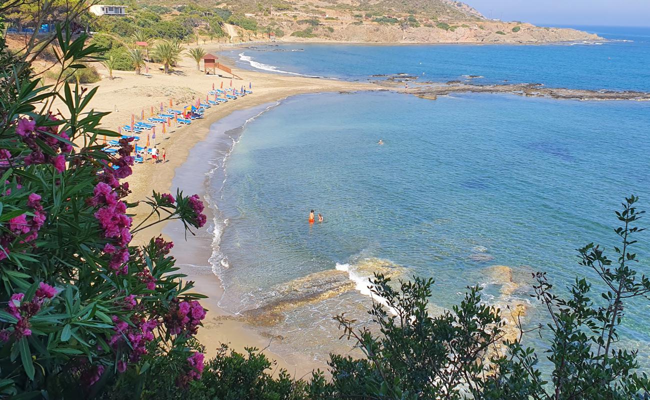 Omega beach'in fotoğrafı parlak ince kum yüzey ile