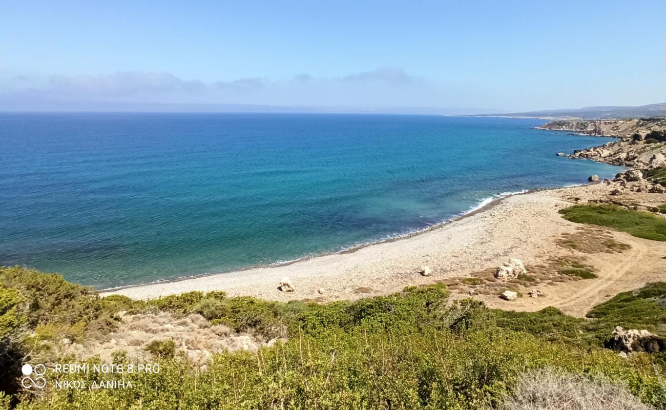 South akamas beach'in fotoğrafı kayalık arazi yüzey ile