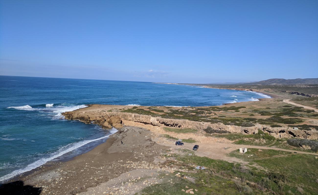 Toxeftra beach II'in fotoğrafı kahverengi kum yüzey ile
