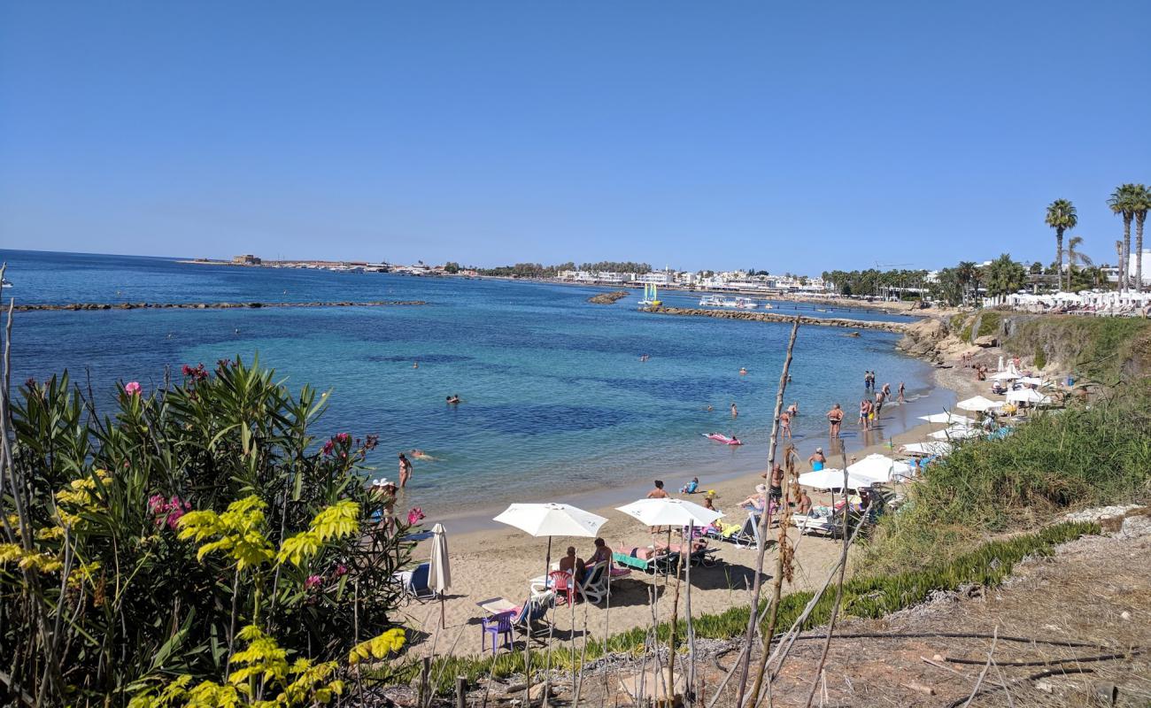 Alykes beach'in fotoğrafı parlak kum yüzey ile