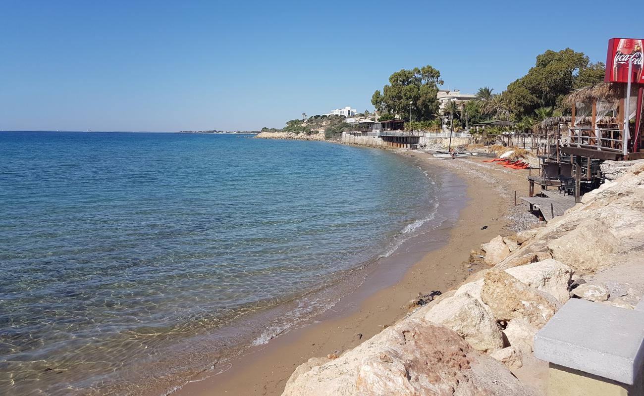 Bogaz beach'in fotoğrafı açık bej kum yüzey ile