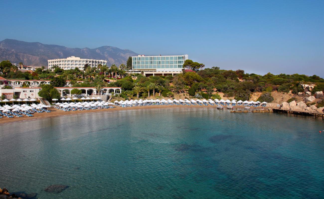 Denizkizi beach'in fotoğrafı kahverengi kum yüzey ile