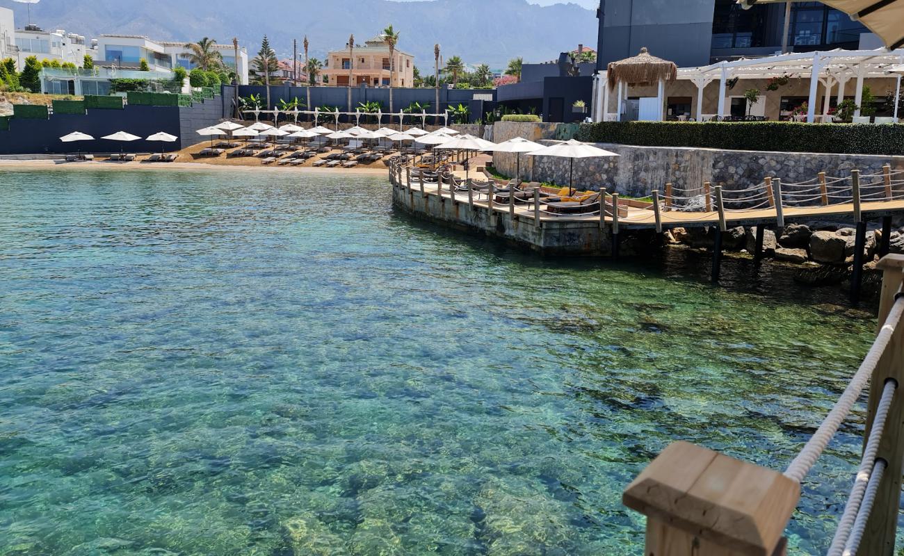 Kaya Palazzo Beach'in fotoğrafı açık bej kum yüzey ile