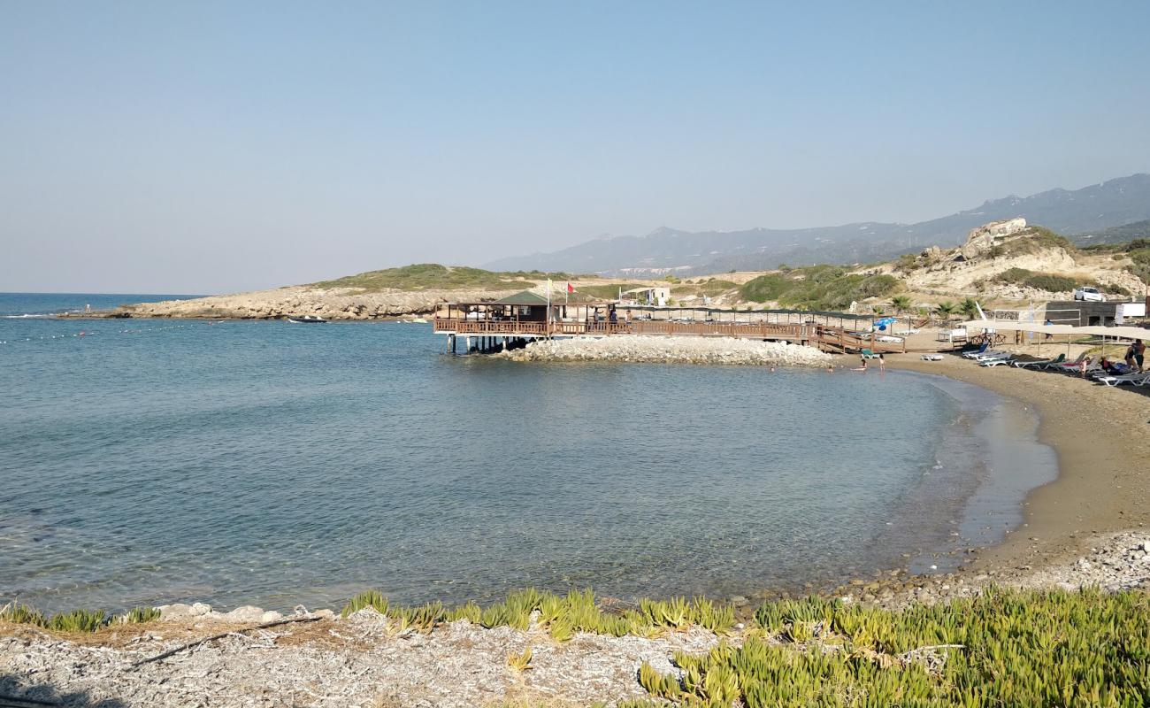 Tatlisu Belediyesi Beach'in fotoğrafı gri kum yüzey ile