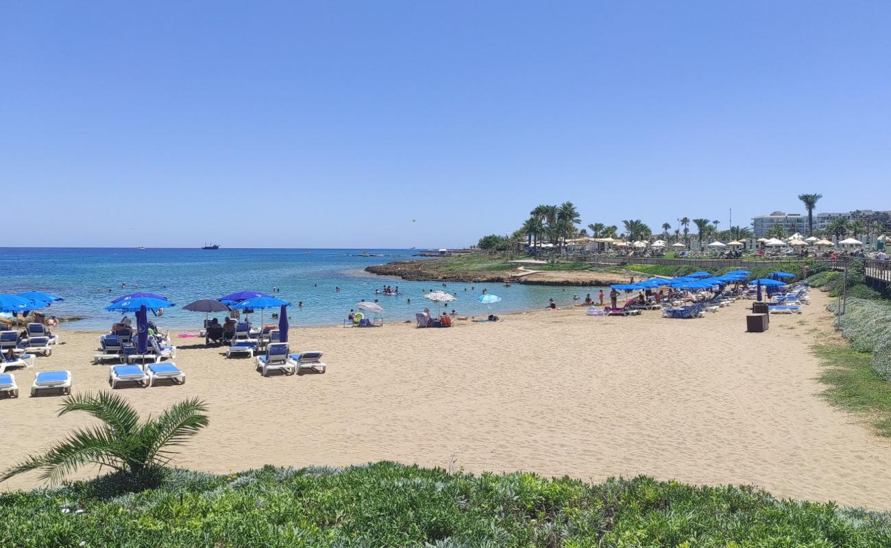 Polyxenia Beach'in fotoğrafı açık bej kum yüzey ile