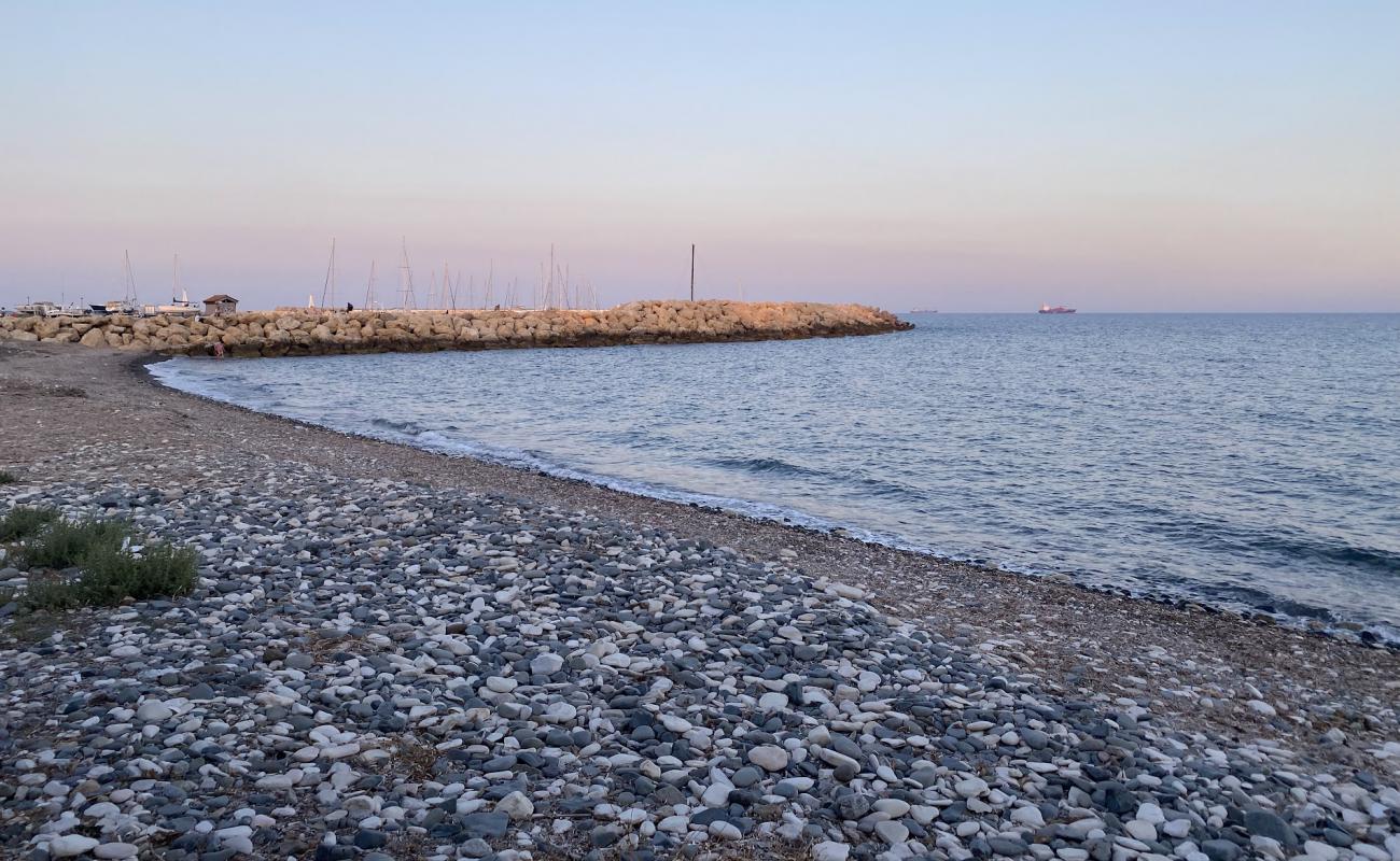 Zygi Marina Beach'in fotoğrafı gri çakıl taşı yüzey ile