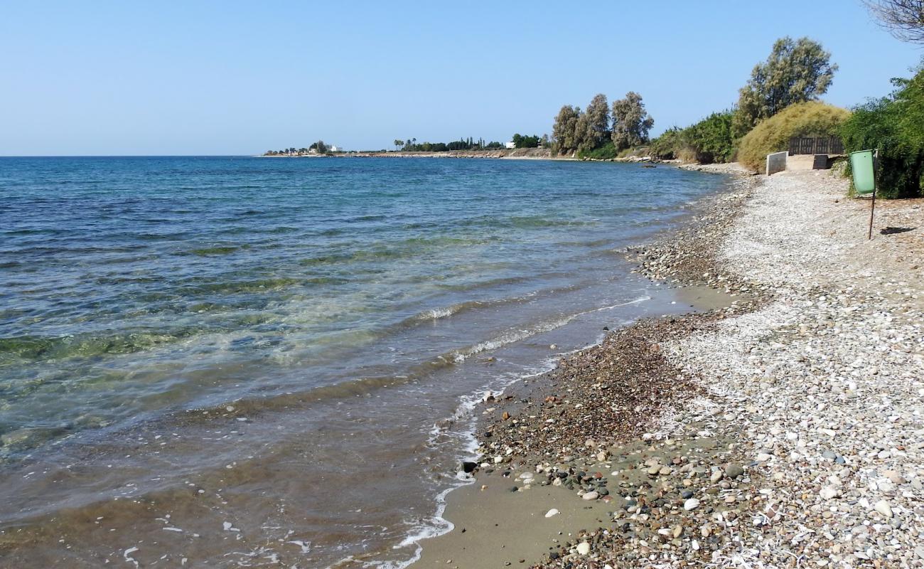 Filiotis Beach'in fotoğrafı gri kum ve çakıllar yüzey ile