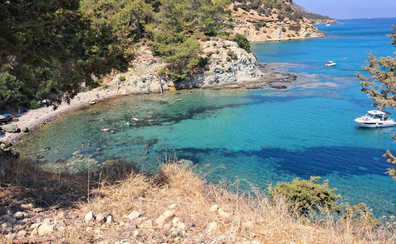 Green Lagoon Beach'in fotoğrafı gri çakıl taşı yüzey ile