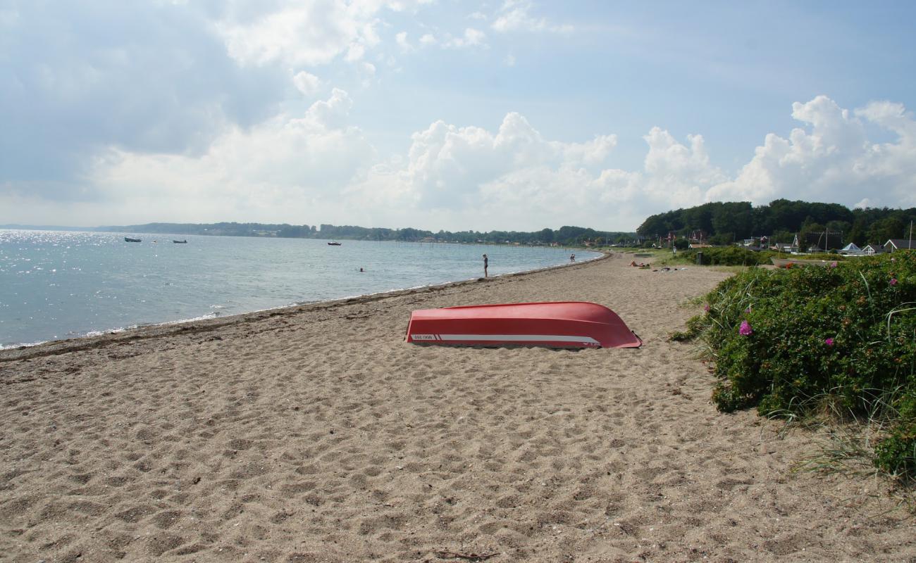 Hejsager Beach'in fotoğrafı açık bej kum yüzey ile