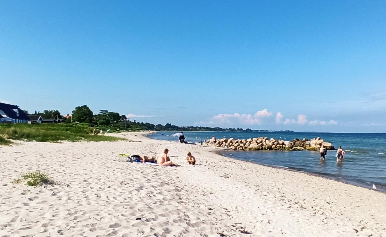 Dyngby Beach'in fotoğrafı parlak kum yüzey ile