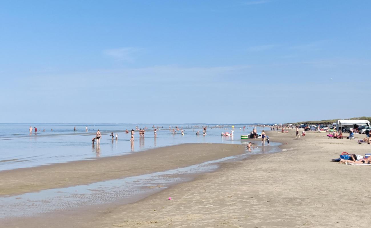 Kjul Beach'in fotoğrafı açık bej kum yüzey ile