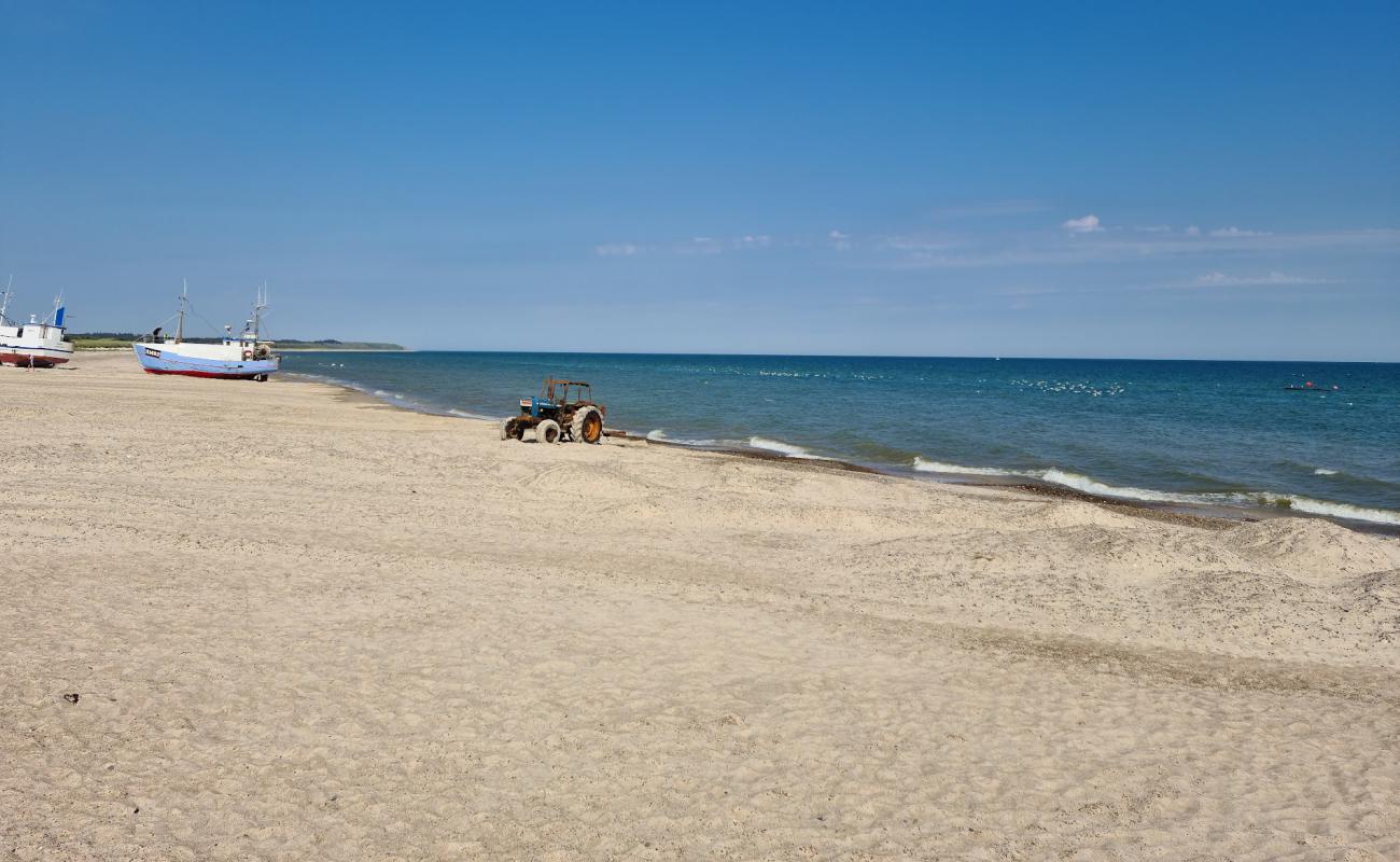 Thorup Beach'in fotoğrafı bej kum ve çakıl yüzey ile