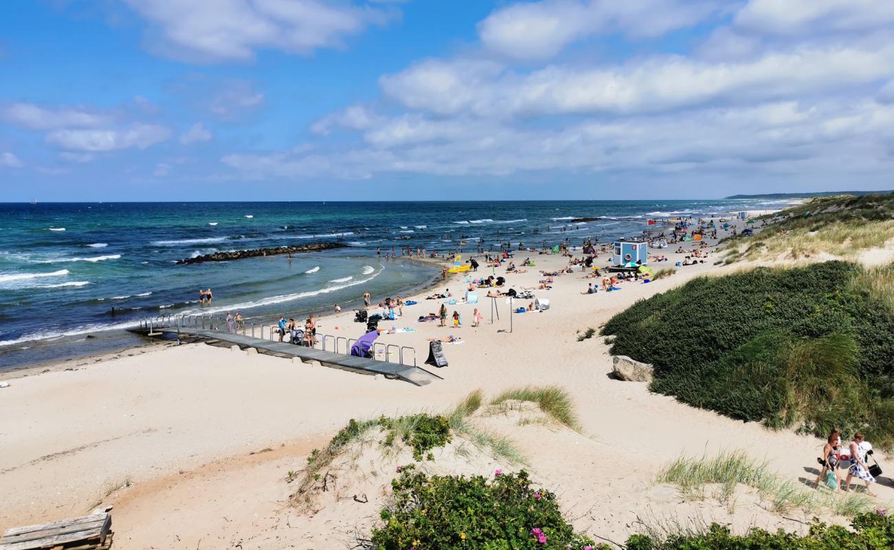 Liseleje Beach'in fotoğrafı parlak kum yüzey ile