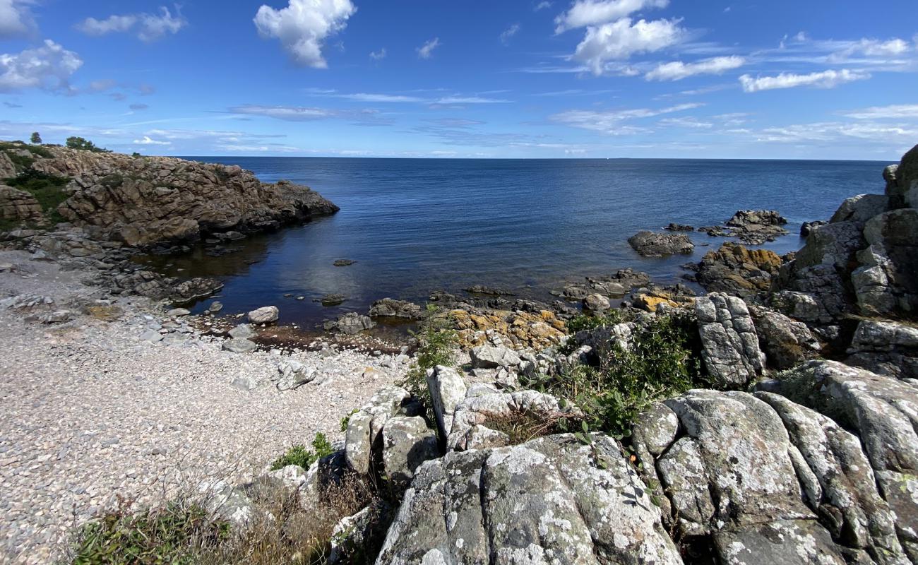 Gudhjem Beach'in fotoğrafı kayalık arazi yüzey ile