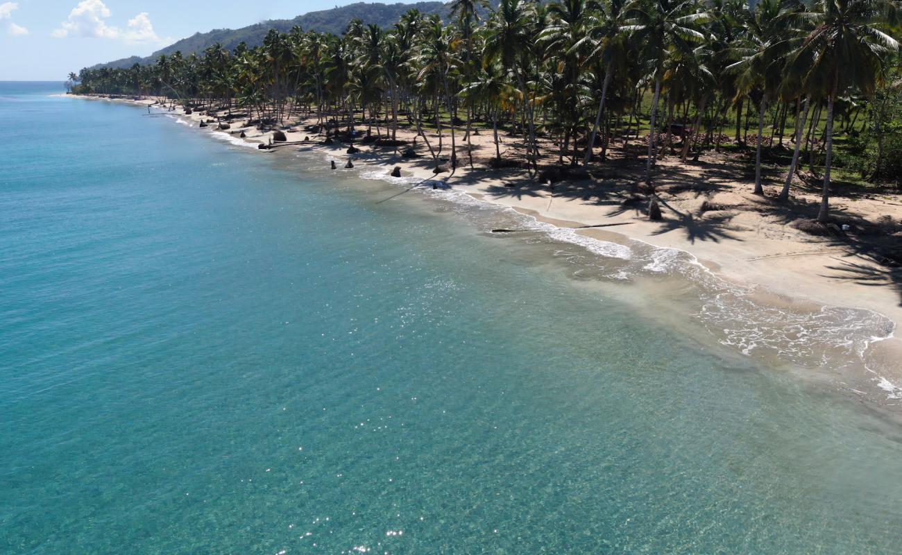 Playa Las Majaguas'in fotoğrafı parlak ince kum yüzey ile