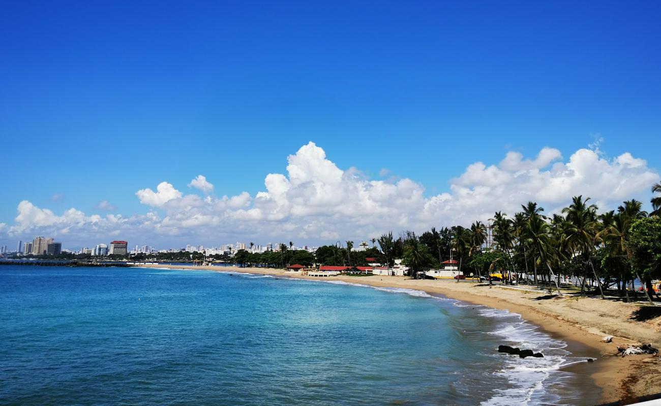 Punta Torrecillas beach'in fotoğrafı i̇nce bej kum yüzey ile