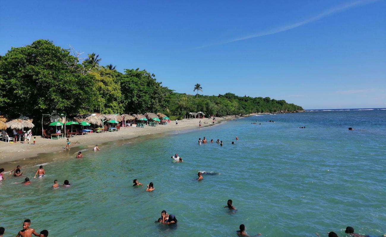 Palenque beach'in fotoğrafı gri kum yüzey ile