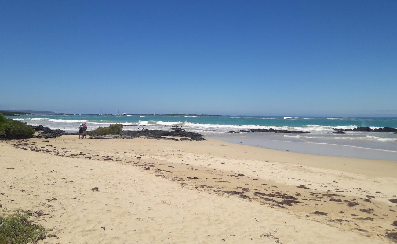 Puerto Villamil Beach'in fotoğrafı parlak ince kum yüzey ile