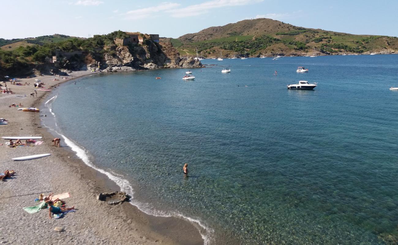 Plage del Forat'in fotoğrafı bej çakıl yüzey ile
