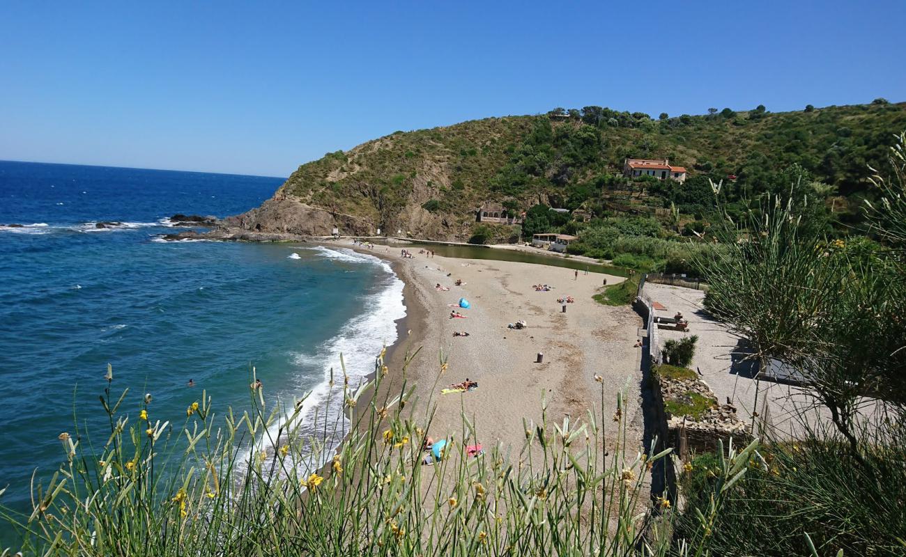 Plage de l'Ouille'in fotoğrafı hafif ince çakıl taş yüzey ile