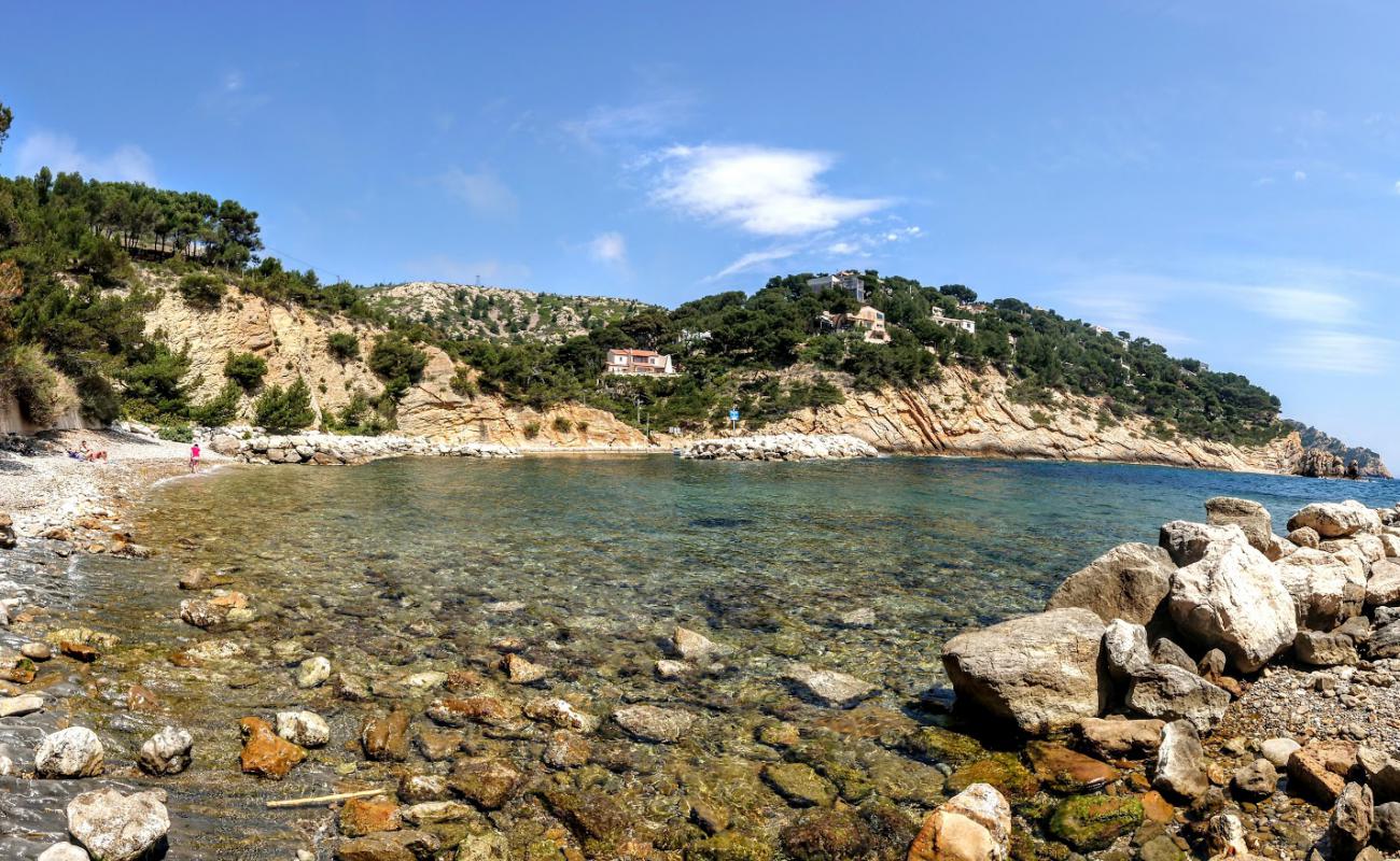 Plage de la cote bleue'in fotoğrafı kayalık arazi yüzey ile