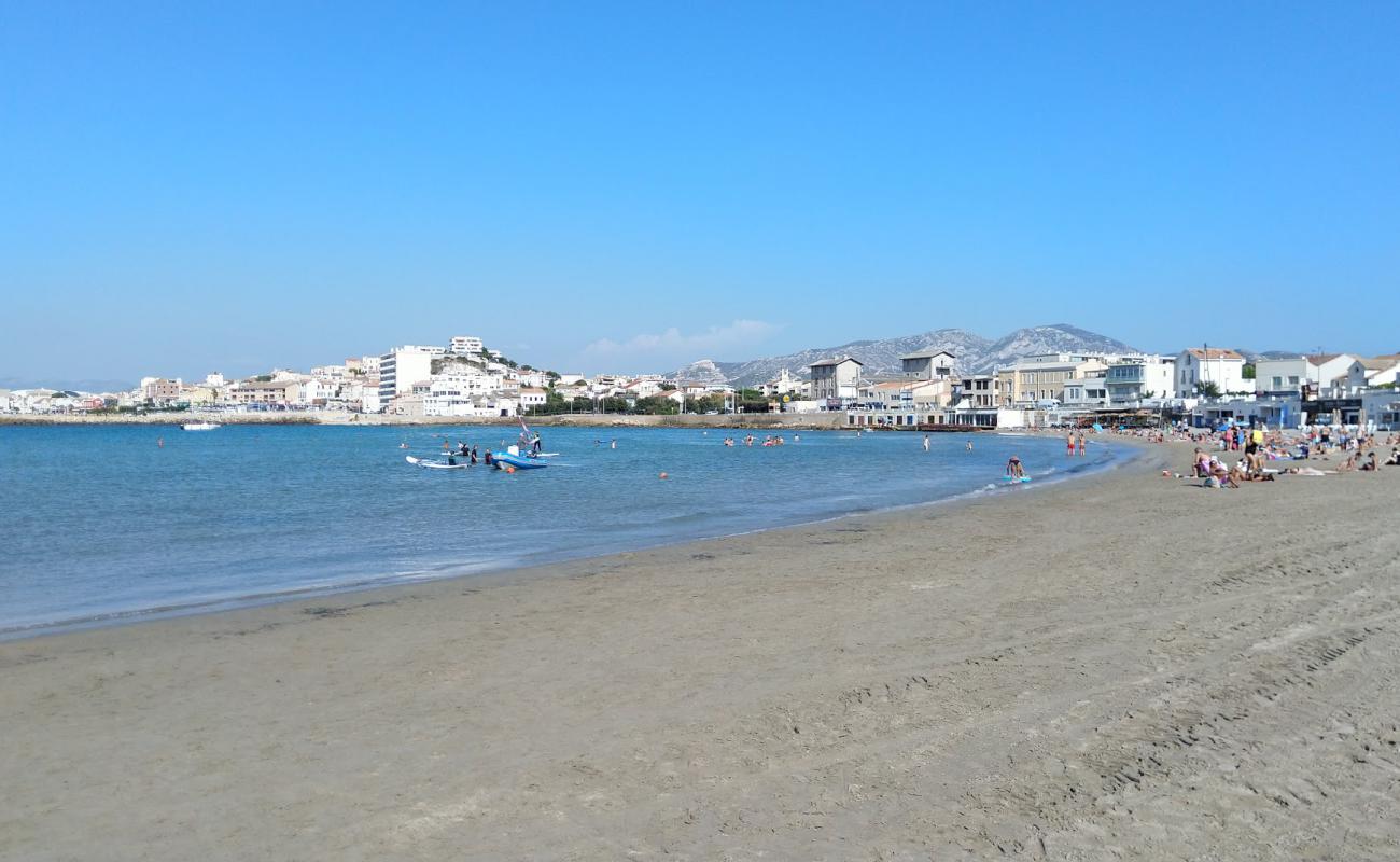 Pointe Rouge'in fotoğrafı parlak kum yüzey ile