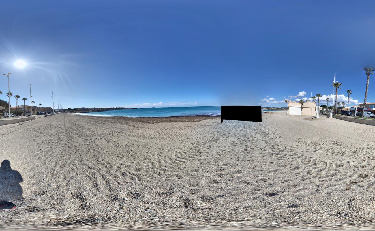 Plage de Bonnegrace'in fotoğrafı küçük bej çakıl yüzey ile