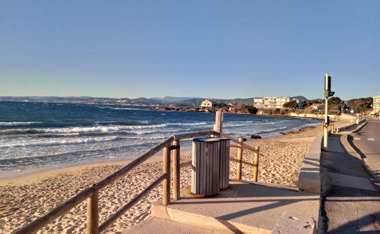 Plage du Cros'in fotoğrafı açık bej kum yüzey ile