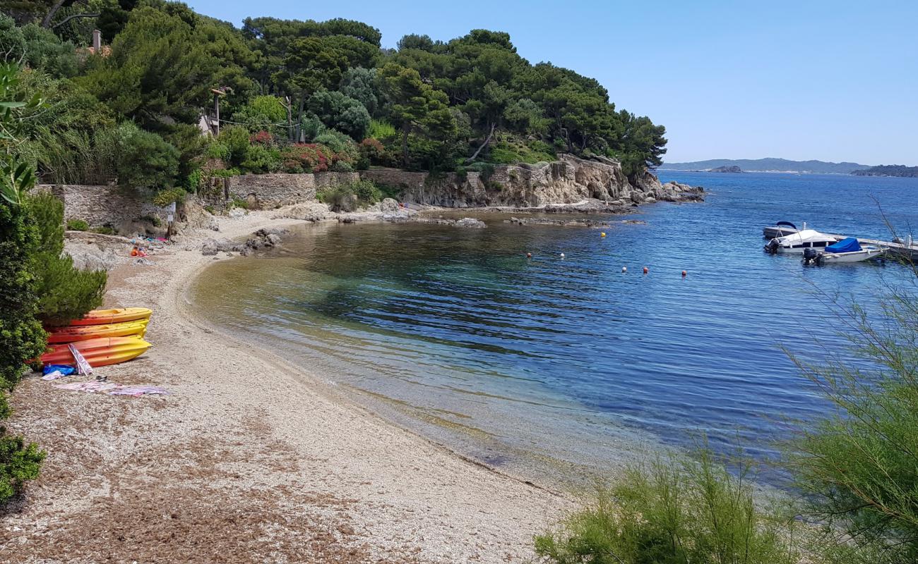 Plage du Niel'in fotoğrafı küçük kahverengi çakıllar yüzey ile