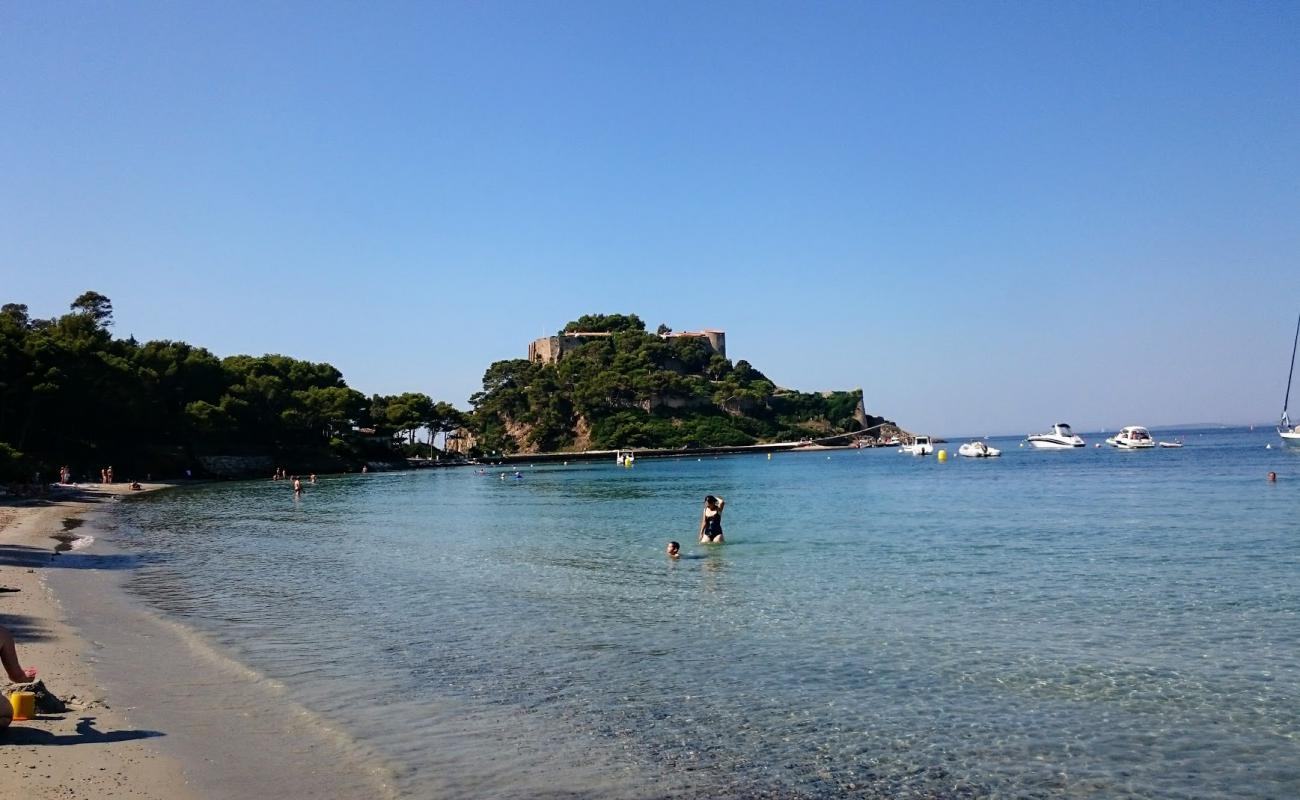 Bregancon Plajı'in fotoğrafı parlak kum yüzey ile