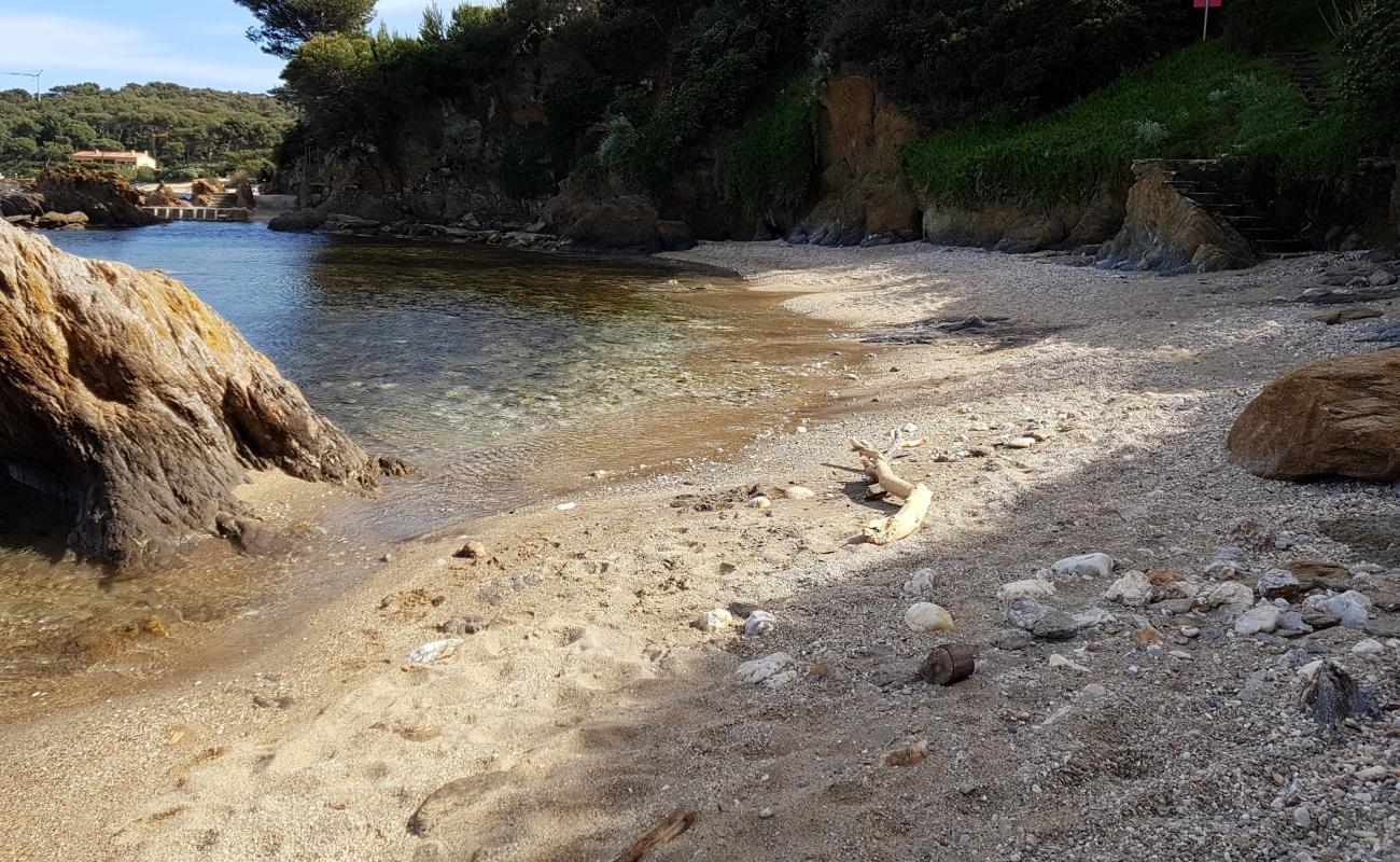 Castle beach'in fotoğrafı bej kum ve kayalar yüzey ile