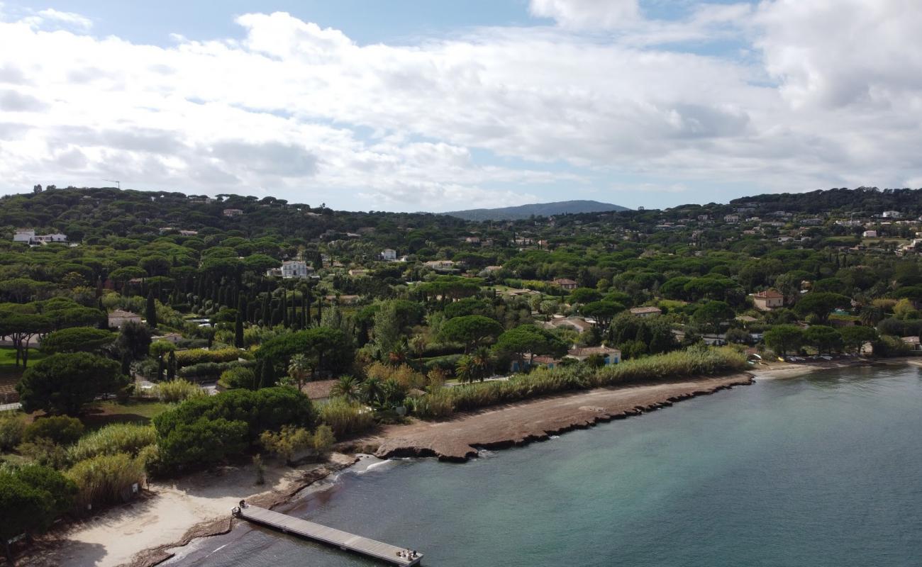 Plage des Canoubiers'in fotoğrafı parlak kum yüzey ile