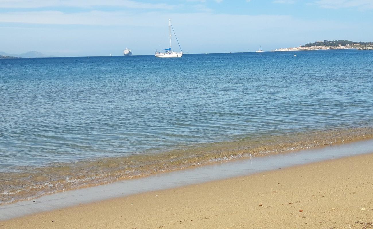 Marina Cogolin Plajı'in fotoğrafı parlak kum yüzey ile