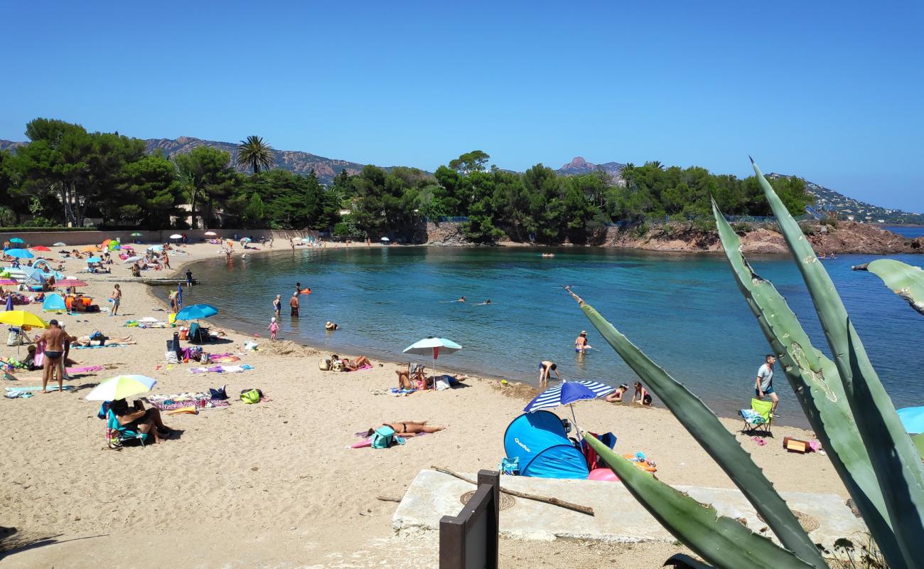 Plage de Camp Long'in fotoğrafı parlak kum yüzey ile