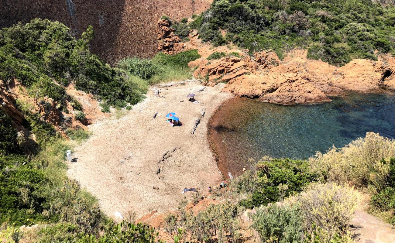 Petit Caneiret beach'in fotoğrafı kahverengi çakıl yüzey ile