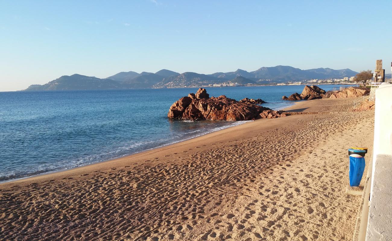 Midi Surveillee beach'in fotoğrafı parlak ince kum yüzey ile