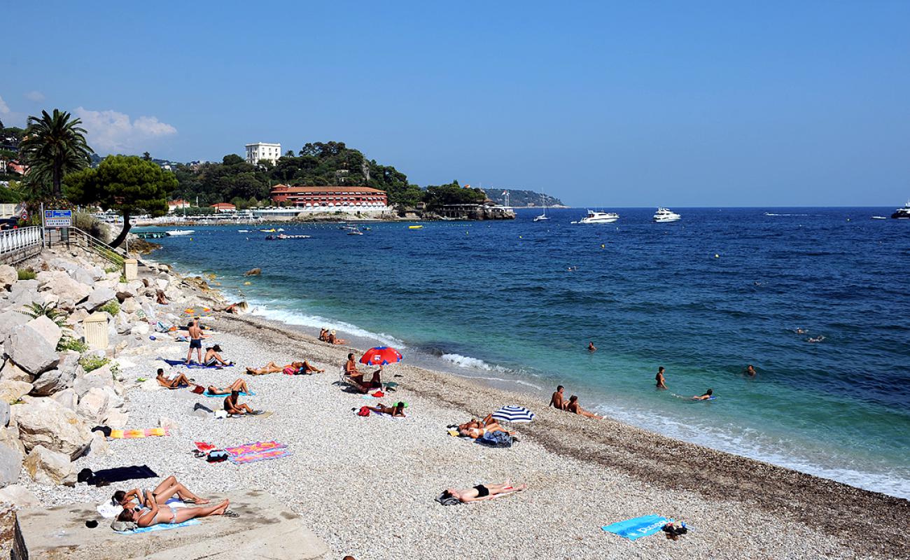 Plage du Pont de Fer'in fotoğrafı hafif çakıl yüzey ile