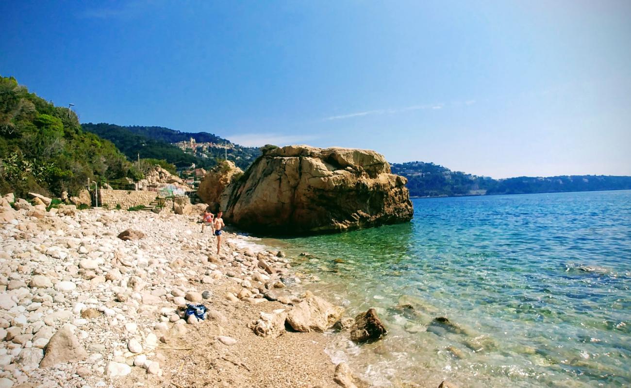 Plage du Rocher'in fotoğrafı taşlar yüzey ile