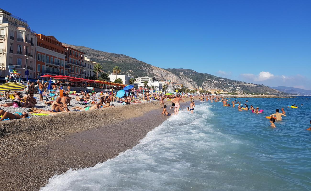 Plage du Borrigo'in fotoğrafı hafif çakıl yüzey ile