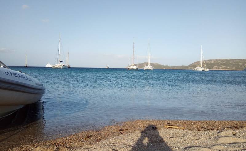 Plage de Balistra III'in fotoğrafı parlak kum yüzey ile