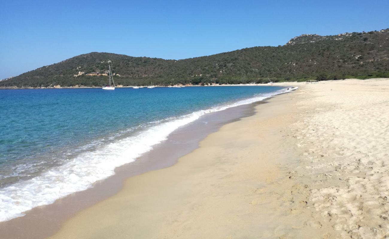 Plage d'Argent'in fotoğrafı parlak ince kum yüzey ile