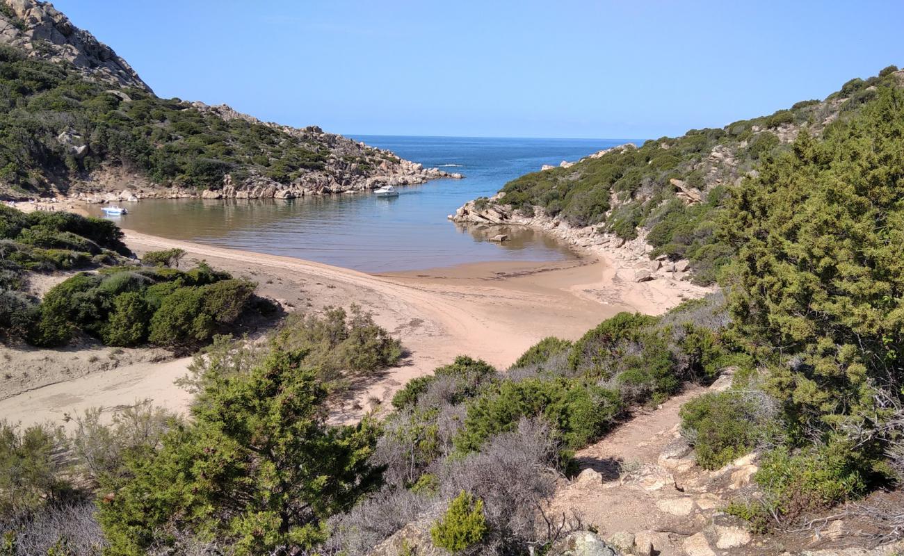 Cala D'agulia'in fotoğrafı parlak ince kum yüzey ile