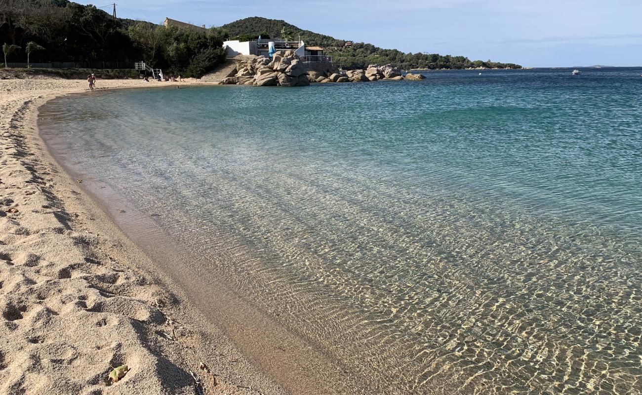 Verghia Plajı'in fotoğrafı parlak ince kum yüzey ile