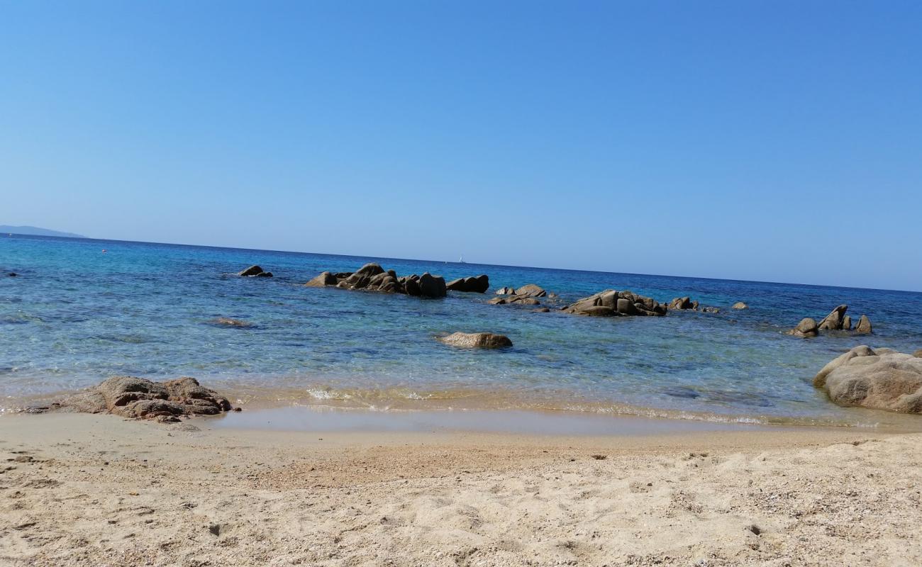 Agosta beach II'in fotoğrafı parlak kum yüzey ile