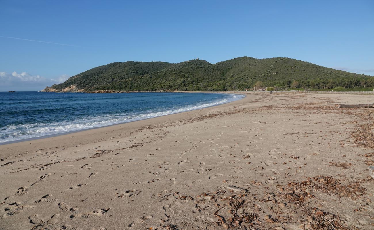 Plage De Chiuni'in fotoğrafı i̇nce bej kum yüzey ile