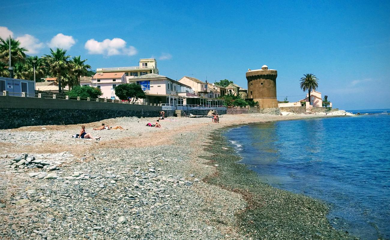 Miomo beach'in fotoğrafı gri çakıl taşı yüzey ile