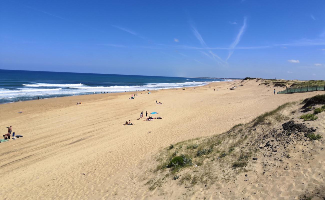 Plage de Labenne'in fotoğrafı parlak kum yüzey ile