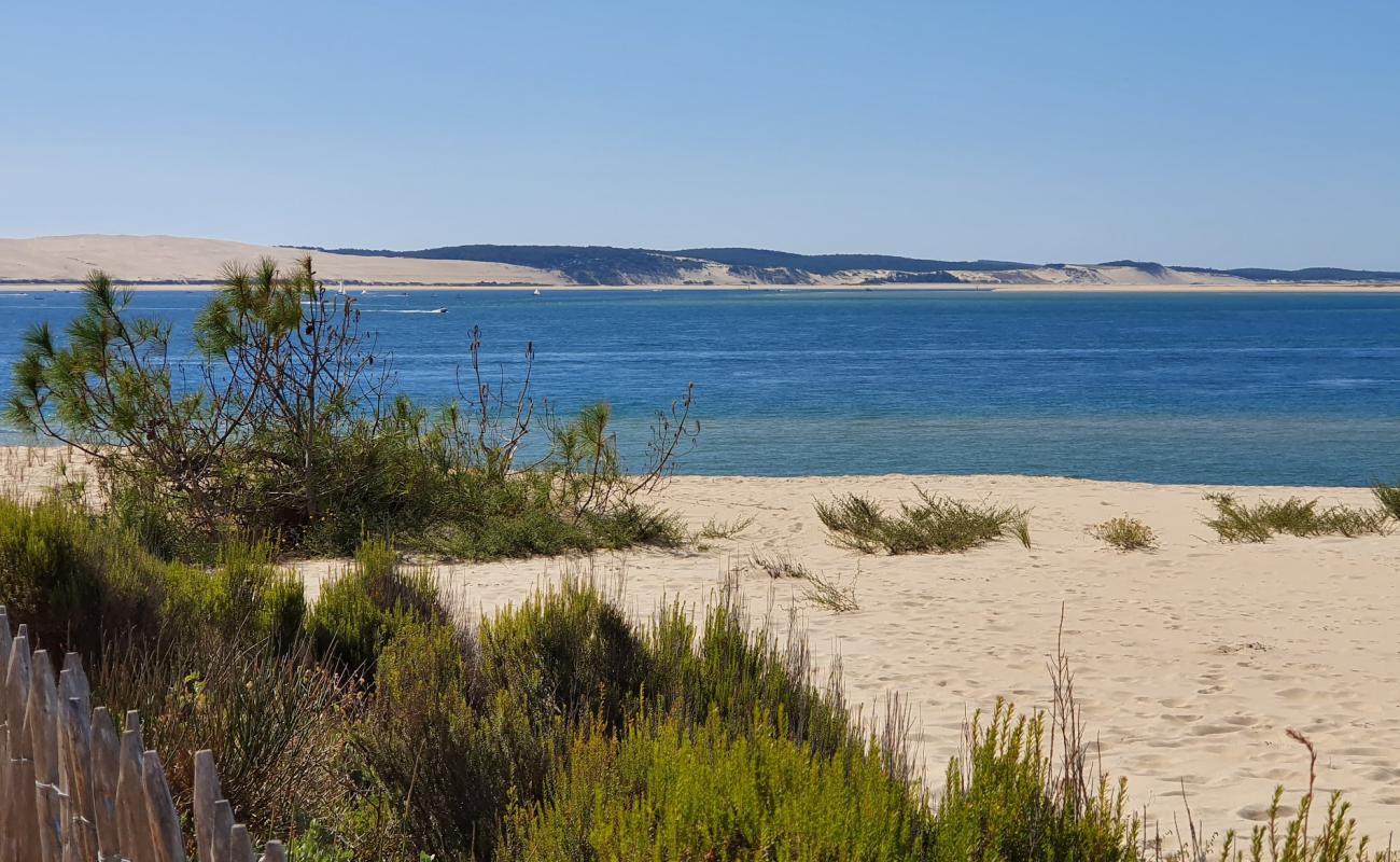 Pointe du Cap Ferret'in fotoğrafı beyaz kum yüzey ile