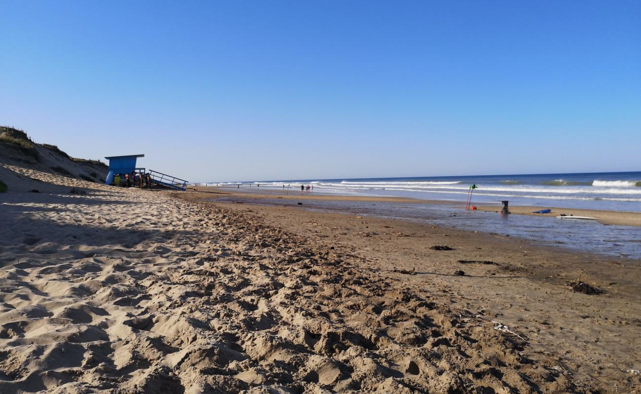 Plage Vensac'in fotoğrafı i̇nce beyaz kum yüzey ile