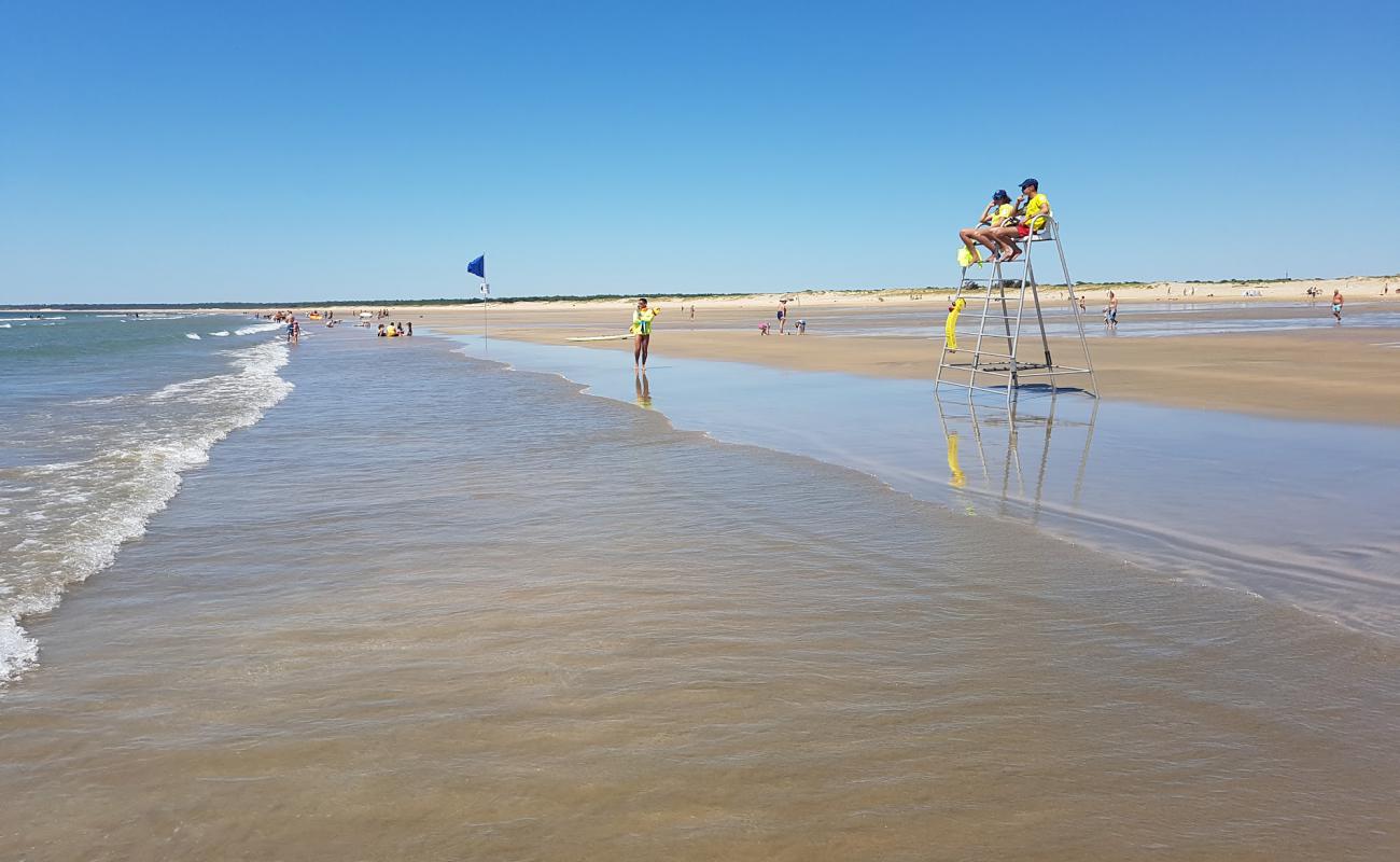 Plage de la Giraudiere'in fotoğrafı açık bej kum yüzey ile